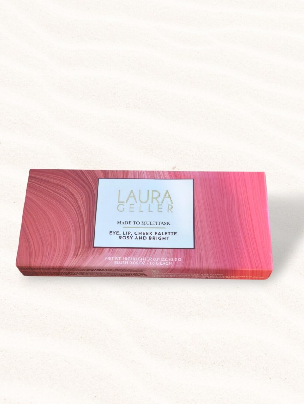 Laura Geller Made to Multitask Eye Lip Cheek Palette ROSY AND BRIGHT